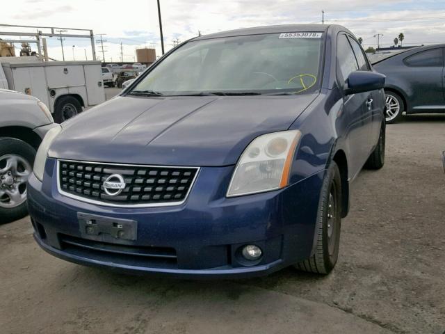 3N1AB61E59L605744 - 2009 NISSAN SENTRA 2.0 BLACK photo 2