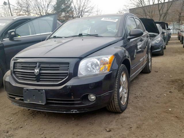 1B3HB48B37D128795 - 2007 DODGE CALIBER SX BLACK photo 2