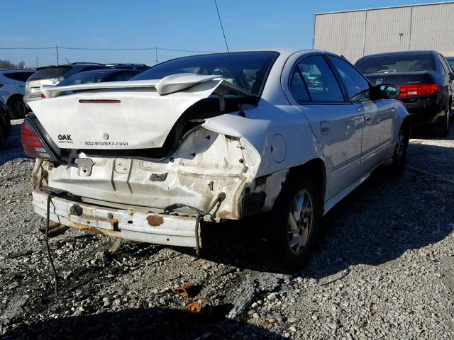 1G2NE52F94M629992 - 2004 PONTIAC GRAND AM S WHITE photo 4