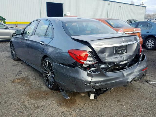 WDDZF6EB0JA487303 - 2018 MERCEDES-BENZ E 43 4MATI GRAY photo 3