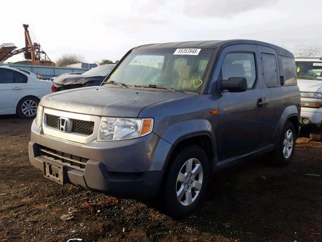 5J6YH2H76BL000749 - 2011 HONDA ELEMENT EX GRAY photo 2