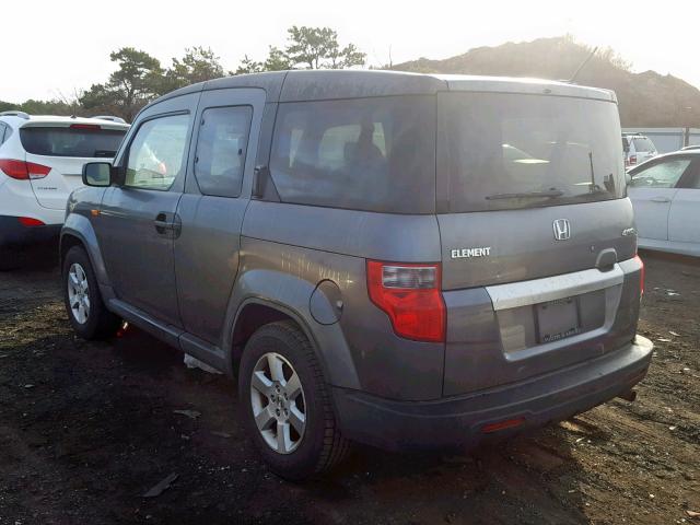 5J6YH2H76BL000749 - 2011 HONDA ELEMENT EX GRAY photo 3