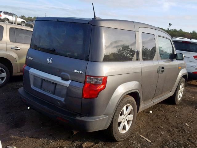 5J6YH2H76BL000749 - 2011 HONDA ELEMENT EX GRAY photo 4