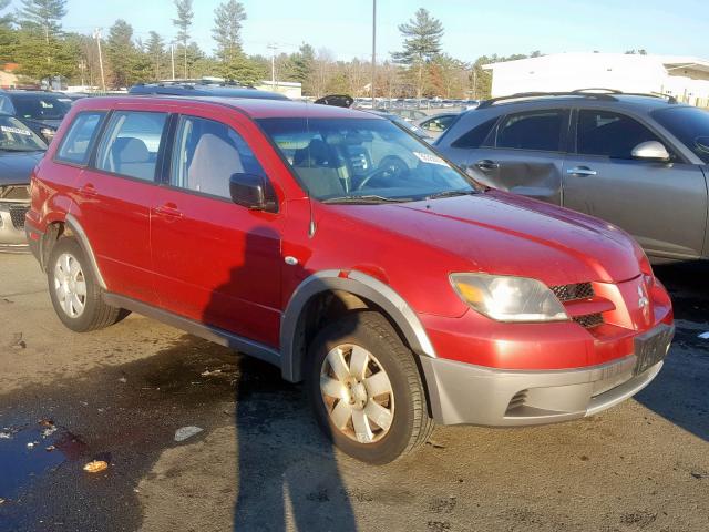 JA4LX31G63U034750 - 2003 MITSUBISHI OUTLANDER RED photo 1