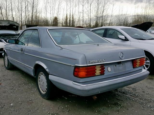 WDBCA43A6DB004293 - 1983 MERCEDES-BENZ 380 SEC WHITE photo 3