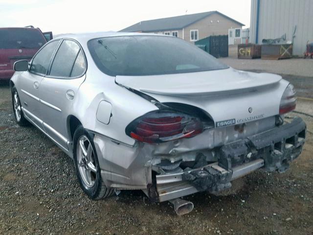 1G2WR52102F262950 - 2002 PONTIAC GRAND PRIX SILVER photo 3