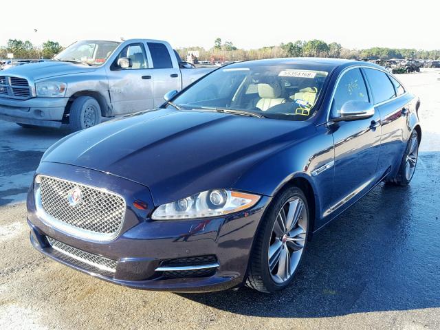 SAJWA2GT6EMV65163 - 2014 JAGUAR XJL SUPERC BLUE photo 2