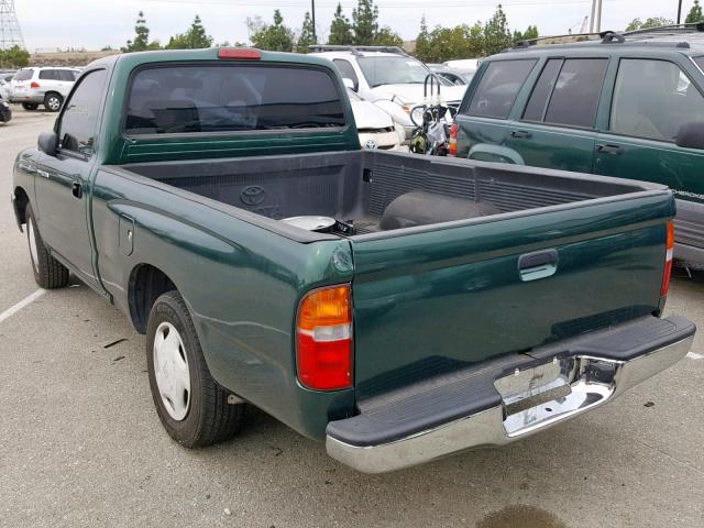 4TANL42N3XZ561209 - 1999 TOYOTA TACOMA GREEN photo 3