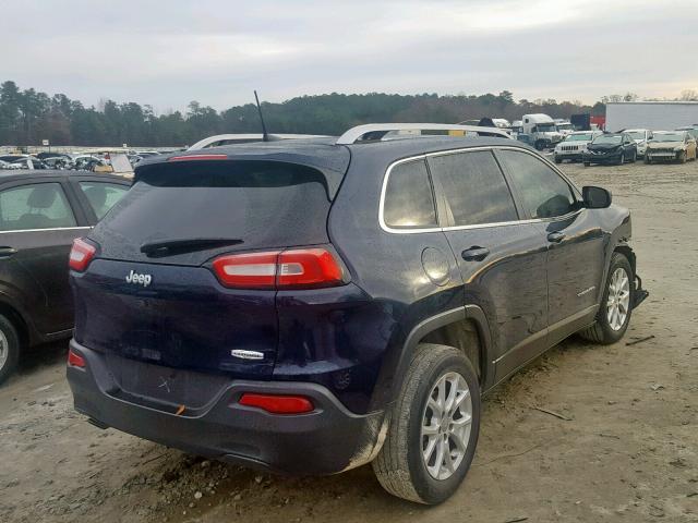 1C4PJLCBXGW342864 - 2016 JEEP CHEROKEE L BLUE photo 4