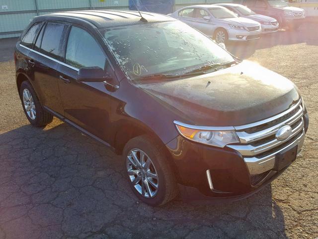 2FMDK4KC6DBB22419 - 2013 FORD EDGE LIMIT BLACK photo 1