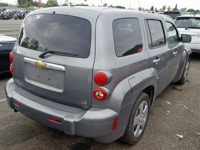 3GNDA13D07S552305 - 2007 CHEVROLET HHR LS GRAY photo 4