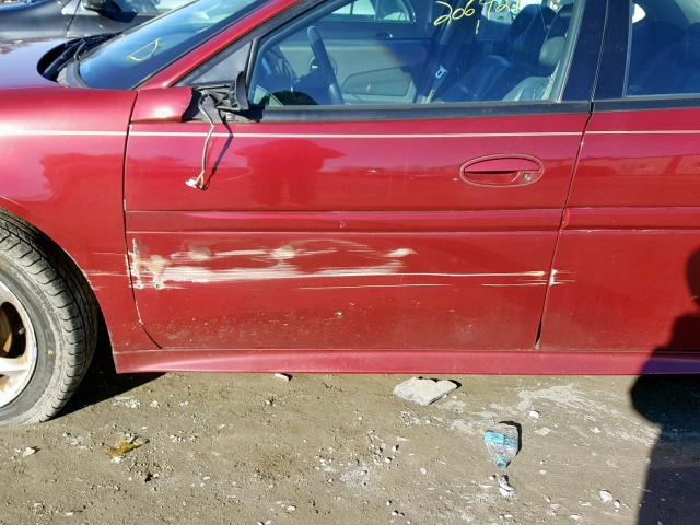 2G2WR524041122644 - 2004 PONTIAC GRAND PRIX RED photo 10