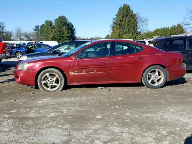 2G2WR524041122644 - 2004 PONTIAC GRAND PRIX RED photo 9