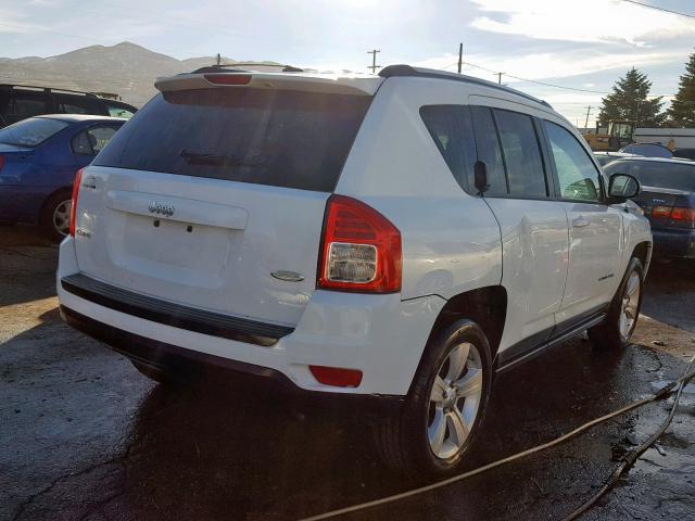 1J4NF1FB0BD136380 - 2011 JEEP COMPASS SP WHITE photo 4