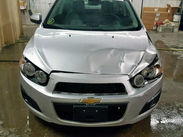 1G1JB5SH9C4109125 - 2012 CHEVROLET SONIC LS 银色 照片 9
