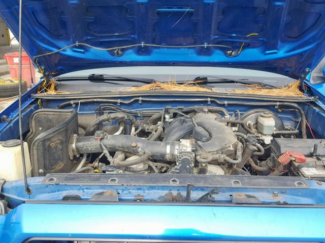 5TETU22N57Z385989 - 2007 TOYOTA TACOMA X-R BLUE photo 7