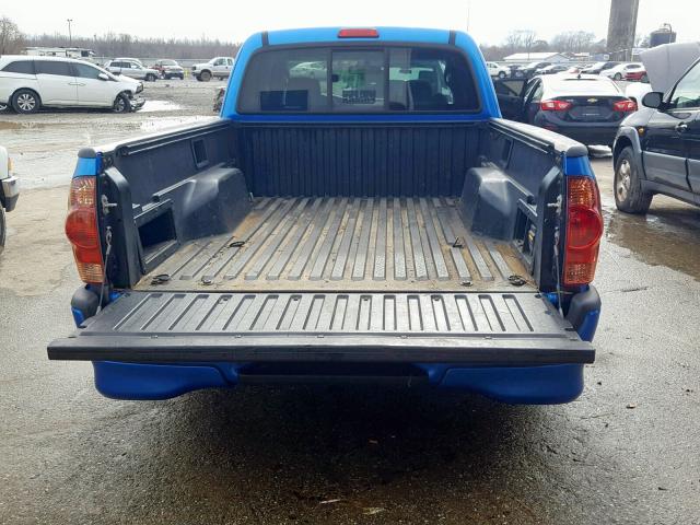 5TETU22N57Z385989 - 2007 TOYOTA TACOMA X-R BLUE photo 9