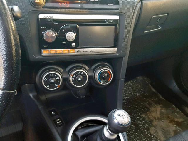 JTKJF5C70B3011695 - 2011 TOYOTA SCION TC BLACK photo 9