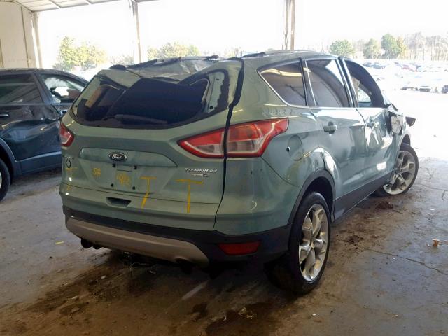 1FMCU9J99DUC11548 - 2013 FORD ESCAPE TIT GREEN photo 4