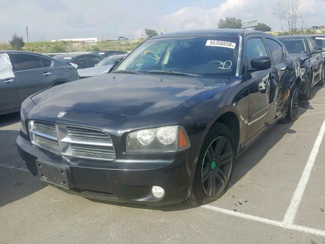 2B3CA3CV2AH122103 - 2010 DODGE CHARGER SX BLACK photo 2