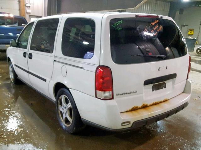 1GNDV23128D111972 - 2008 CHEVROLET UPLANDER L თეთრი ფოტო 3