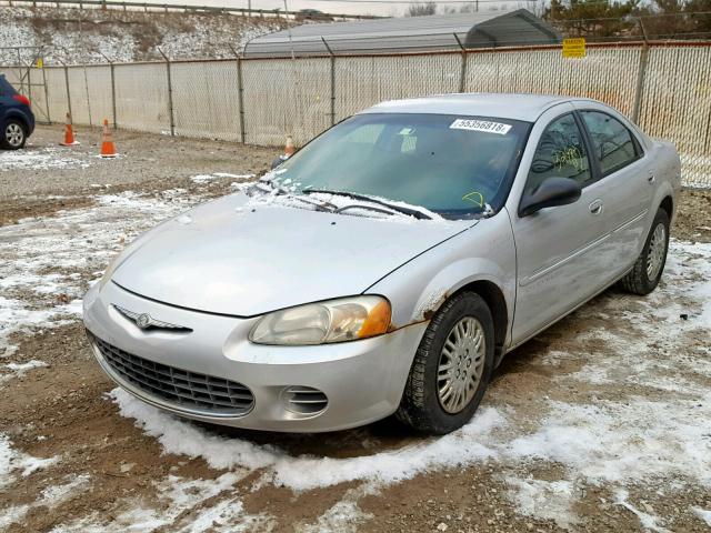 1C3EL46X31N656629 - 2001 CHRYSLER SEBRING LX SILVER photo 2