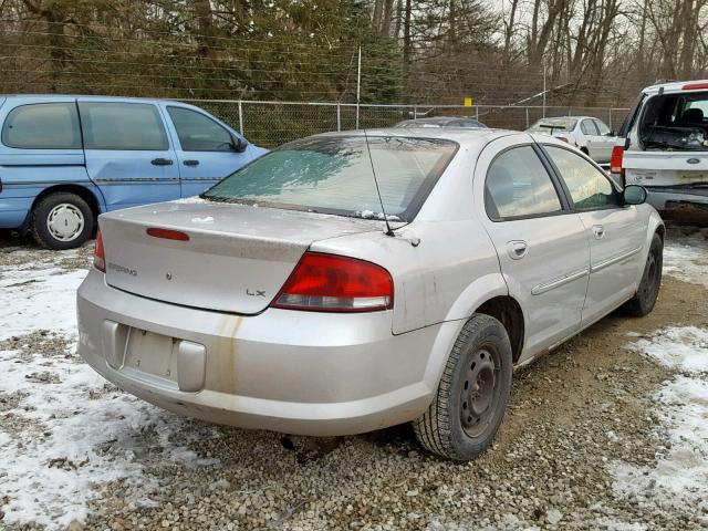 1C3EL46X31N656629 - 2001 CHRYSLER SEBRING LX SILVER photo 4