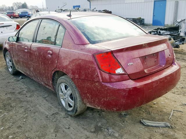 1G8AJ55F36Z118988 - 2006 SATURN ION LEVEL RED photo 3