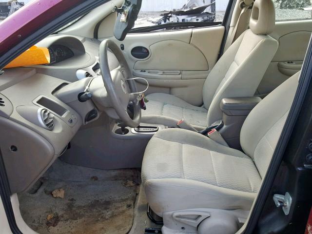 1G8AJ55F36Z118988 - 2006 SATURN ION LEVEL RED photo 5