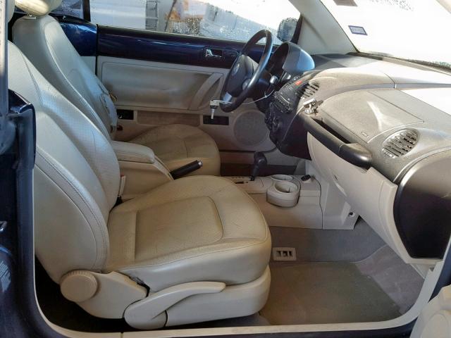 3VWCM31Y95M316991 - 2005 VOLKSWAGEN NEW BEETLE Mavi foto 5