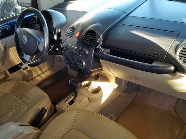 3VWCM31Y95M316991 - 2005 VOLKSWAGEN NEW BEETLE Mavi foto 9