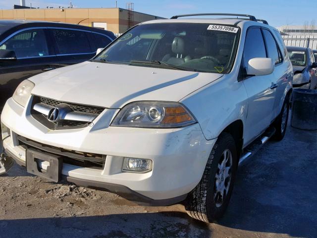 2HNYD18644H004246 - 2004 ACURA MDX TOURIN WHITE photo 2