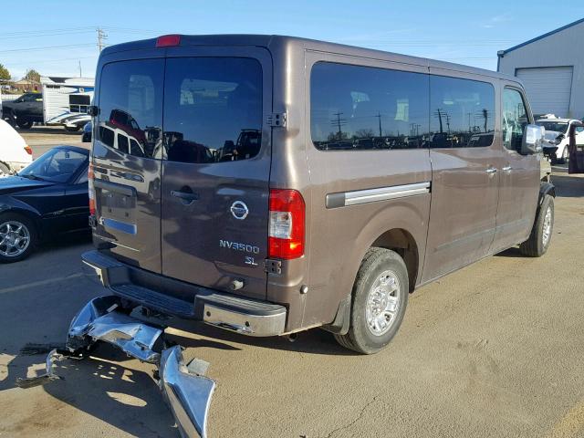 5BZAF0AA1HN850356 - 2017 NISSAN NV 3500 BROWN photo 4