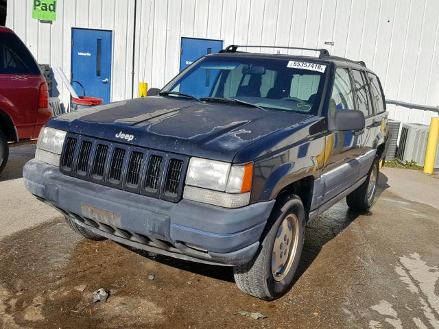 1J4FX58SXVC728854 - 1997 JEEP GRAND CHER BLACK photo 2