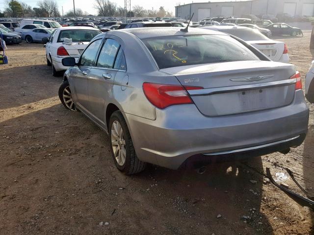 1C3CCBCG1EN100406 - 2014 CHRYSLER 200 LIMITE SILVER photo 3