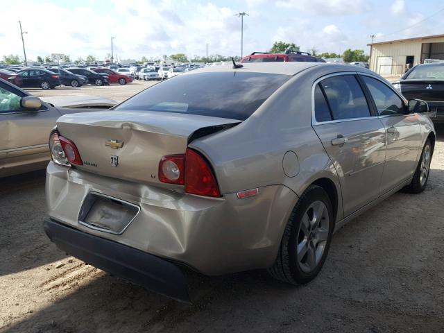 1G1ZH57B39F108121 - 2009 CHEVROLET MALIBU 1LT 金色 照片 4