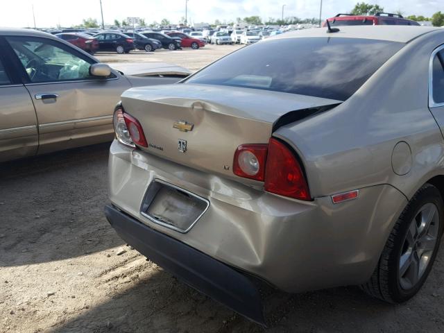 1G1ZH57B39F108121 - 2009 CHEVROLET MALIBU 1LT 金色 照片 9