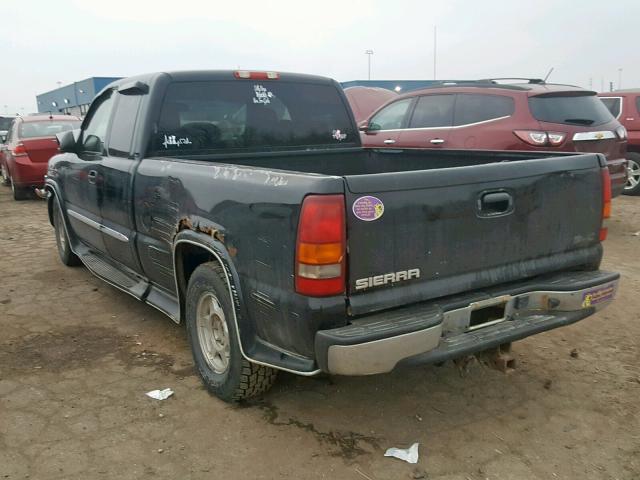 2GTEC19T931294300 - 2003 GMC NEW SIERRA BLACK photo 3