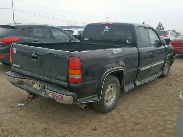 2GTEC19T931294300 - 2003 GMC NEW SIERRA BLACK photo 4