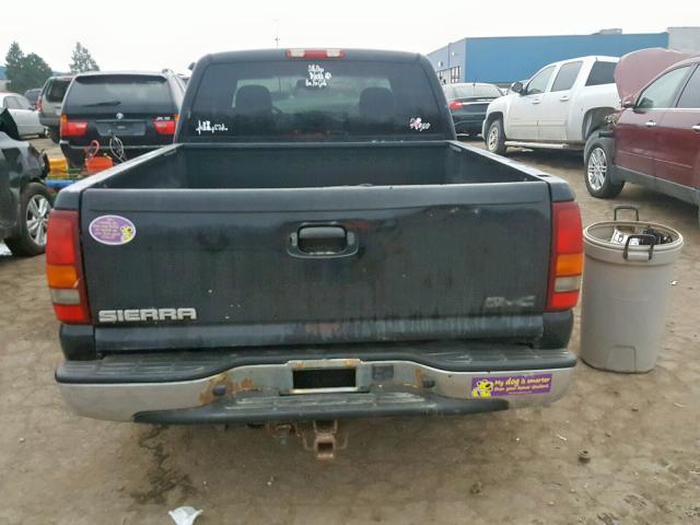 2GTEC19T931294300 - 2003 GMC NEW SIERRA BLACK photo 6