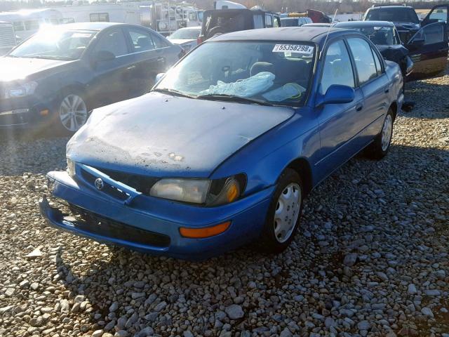 2T1BB02E3TC140243 - 1996 TOYOTA COROLLA DX BLUE photo 2