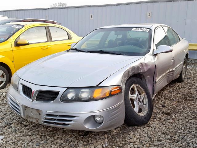 1G2HX54K014212967 - 2001 PONTIAC BONNEVILLE SILVER photo 2