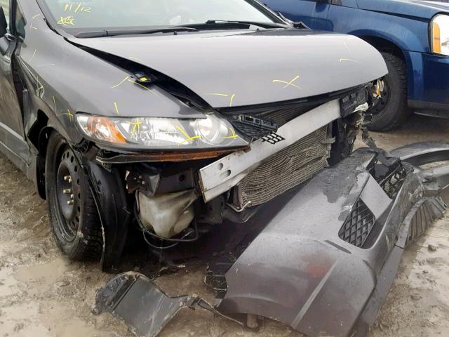 2HGFA1F68BH011675 - 2011 HONDA CIVIC LX-S Grafit foto 9