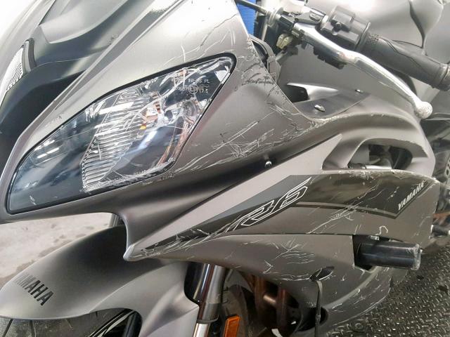 JYARJ16Y2GA011511 - 2016 YAMAHA YZFR6 C GRAY photo 11