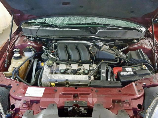 1FAFP55S44G193415 - 2004 FORD TAURUS SES MAROON photo 7