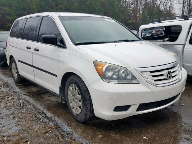 5FNRL38259B053474 - 2009 HONDA ODYSSEY LX WHITE photo 1