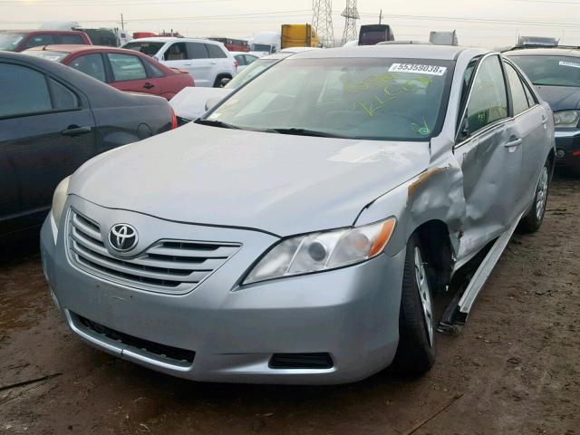 4T1BE46K27U543049 - 2007 TOYOTA CAMRY CE/L SILVER photo 2