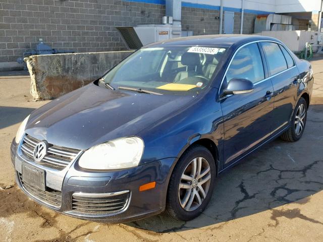 3VWSG71K76M744453 - 2006 VOLKSWAGEN JETTA 2.5 BLUE photo 2