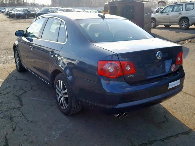 3VWSG71K76M744453 - 2006 VOLKSWAGEN JETTA 2.5 BLUE photo 3