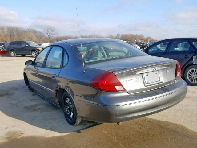 1FAFP55U52G159112 - 2002 FORD TAURUS SES GRAY photo 3